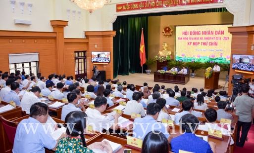 Khai mạc Kỳ họp thứ 9 HĐND tỉnh Hưng Yên khóa XVI