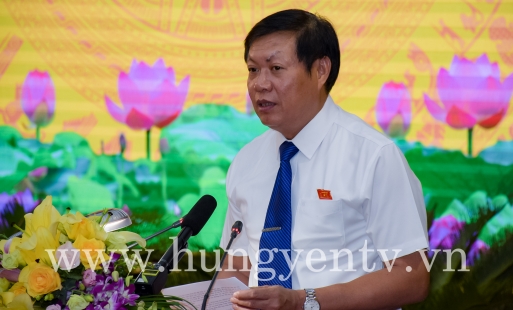 Phát biểu khai mạc kỳ họp thứ 9 của Chủ tịch HĐND tỉnh Đỗ Xuân Tuyên
