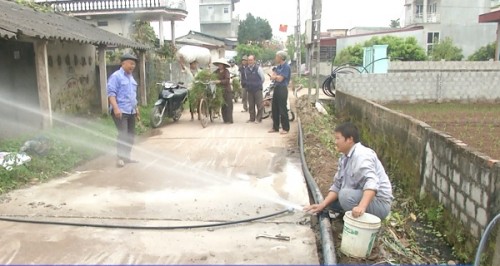 Hưng Yên: Hết năm 2018 đạt 80% người dân có nước sạch