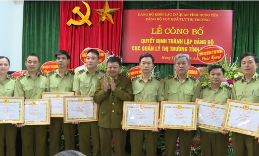 Thành lập Đảng bộ Cục Quản lý thị trường tỉnh Hưng Yên