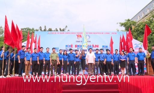 500 thanh niên Hưng Yên ra quân tiếp sức mùa thi năm 2019 