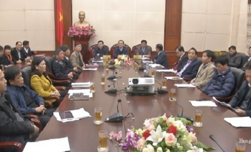 Hưng Yên họp trực tuyến với 10 huyện, thị, thành phố về công tác phòng dịch Covid - 19