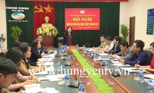 Hưng Yên quyết tâm tổ chức thành công đại hội MTTQ các cấp