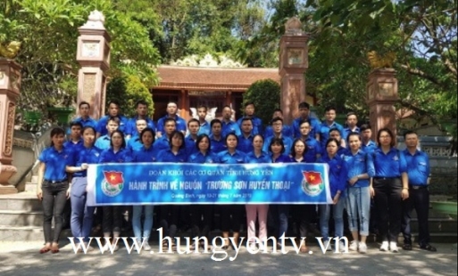Tuổi trẻ khối Các cơ quan tỉnh Hưng Yên với hành trình về nguồn 