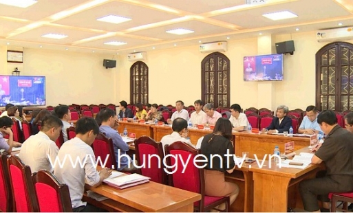 Hưng Yên dự hội nghị trực tuyến triển khai công tác tổ chức xây dựng Đảng quý 2 