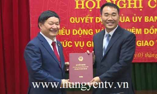 Công bố quyết định bổ nhiệm Giám đốc Sở GTVT và Sở KH&CN