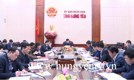 UBND tỉnh Hưng Yên tổ chức phiên họp xem xét, cho ý kiến về một số nội dung quan trọng