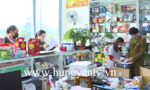 Hưng Yên: Phạt 7 cơ sở kinh doanh thuốc không niêm yết giá bán khẩu trang, nước rửa tay 