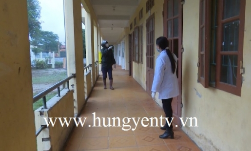 Văn Lâm, Tiên Lữ chủ động phòng chống dịch viêm đường hô hấp cấp