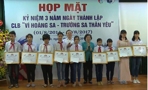 Kỷ niệm 3 năm thành lập câu lạc bộ “Vì Hoàng Sa – Trường Sa thân yêu”