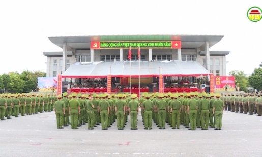 Công an tỉnh Hưng Yên: Tổ chức ra quân đảm bảo an ninh trật tự
