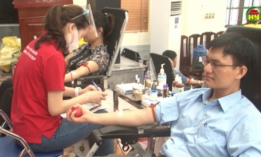 Thu 392 đơn vị máu trong ngày hội hiến máu tình nguyện ở TP Hưng Yên