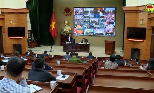 Hội nghị trực tuyến về phòng chống dịch Covid 19