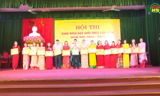 52 thầy cô được công nhận giáo viên giỏi bậc THCS tỉnh Hưng Yên