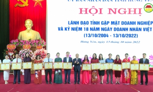 Lãnh đạo tỉnh gặp mặt  kỷ niệm ngày doanh nhân Việt Nam 13/10