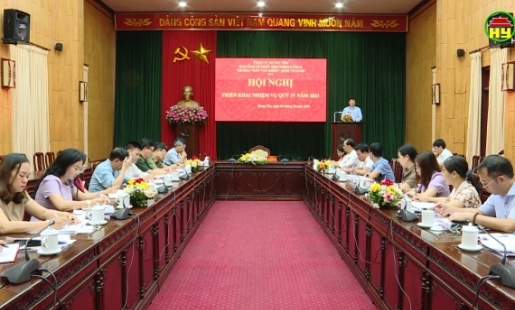 Giao ban công tác dân vận quý III năm 2023
