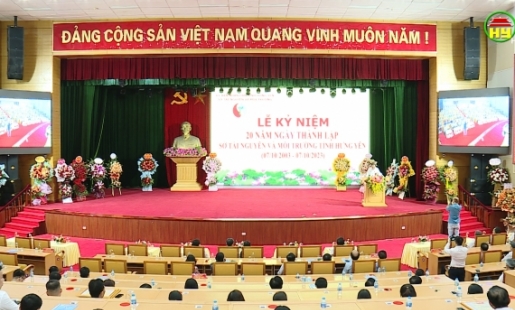 Kỷ niệm 20 năm thành lập Sở Tài nguyên và Môi trường tỉnh Hưng Yên