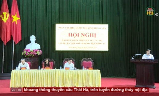 Đoàn Đại biểu Quốc hội tiếp xúc cử tri