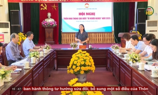 Triển khai Tháng cao điểm “Vì người nghèo”