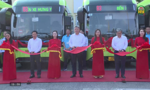Khai trương tuyến bus điện Hưng Yên – Hà Nội 