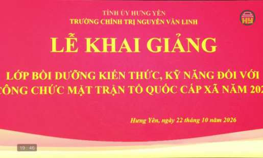 Nâng cao năng lực cán bộ mặt trận