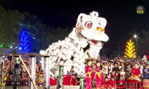 Sôi động giải múa lân, sư, rồng tại lễ hội chùa Keo mùa thu
