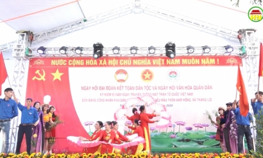 Khu dân cư Xâm Hồng tổ chức ngày hội ĐĐK toàn dân 