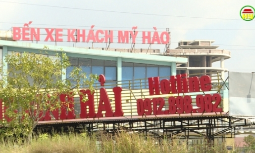 Bến xe Thị xã Mỹ Hào không hoạt động gây lãng phí