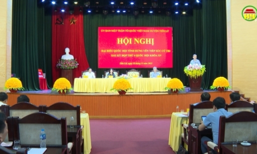 Đại tướng Tô Lâm trả lời kiến nghị của cử tri huyện Tiên Lữ 