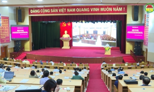 Hội nghị học tập, quán triệt các văn bản của Trung ương về phòng chống tham nhũng, tiêu cực.