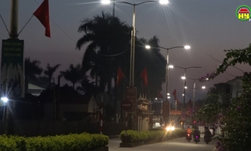 Huyện Văn Giang xây dựng các tuyến đường kiểu mẫu