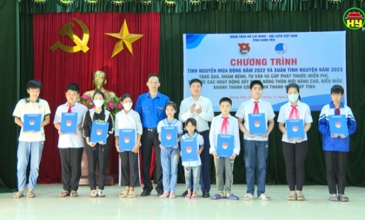 Phát triển chương trình “Tình nguyện mùa đông” năm 2022 và “ Xuân tình nguyện” năm 2023