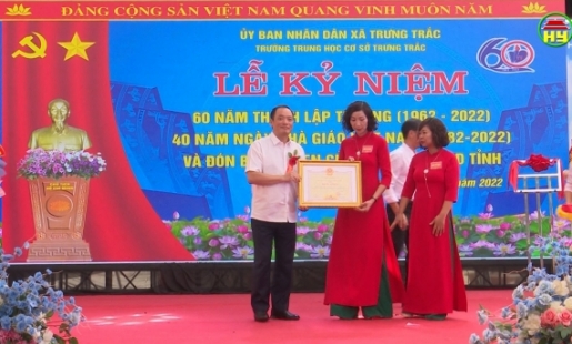 Trường THCS Trưng Trắc Kỷ niệm 60 năm thành lập
