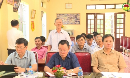 Bí thư Tỉnh ủy dự sinh hoạt Chi bộ tổ dân phố Phong Cốc