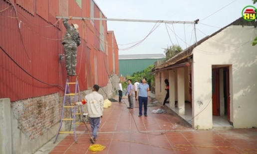  Xã Hồng Tiến quyết liệt giải tỏa vi phạm đất đai