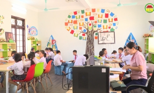 Xây dựng xã NTM kiểu mẫu về giáo dục ở xã Hiệp Cường