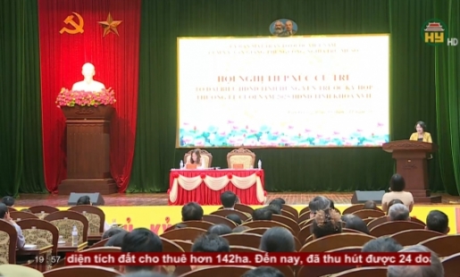 Đại biểu HĐND tỉnh tiếp xúc cử tri