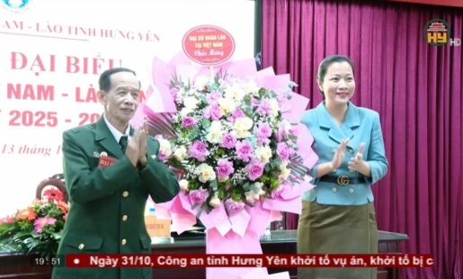 Đại hội Hội hữu nghị Việt - Lào tỉnh Hưng Yên