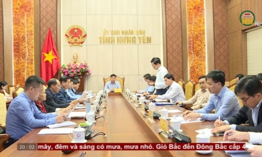  UBND tỉnh nghe báo cáo tiến độ một số dự án