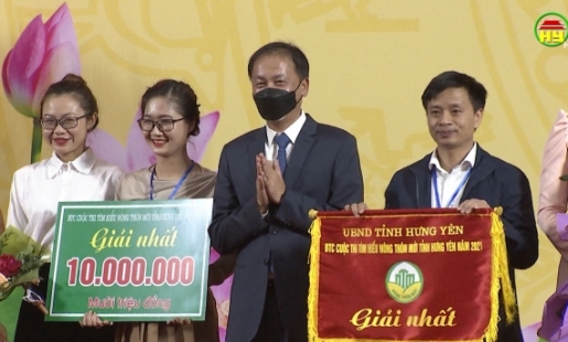 Văn Giang đạt giải nhất cuộc thi Tìm hiểu Nông thôn mới
