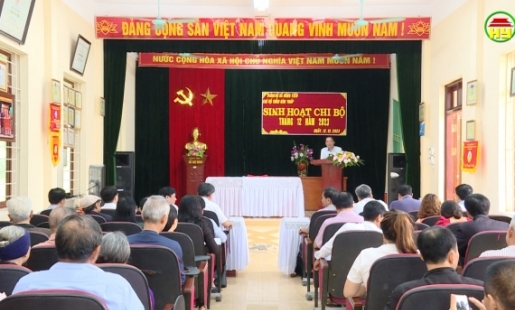 Chủ tịch UBND tỉnh dự sinh hoạt chi bộ tại thôn Kim Tháp