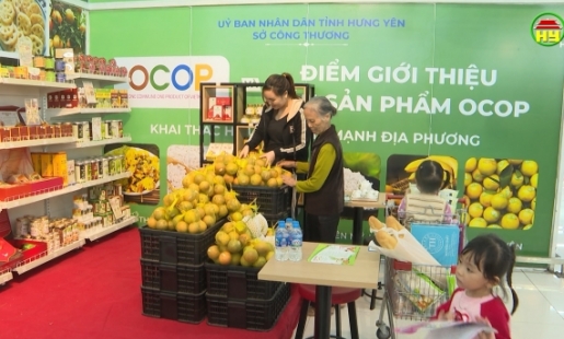 Khai trương điểm bán hàng OCOP