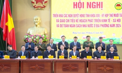 UBND tỉnh Hưng Yên triển khai kế hoạch phát triển kinh tế - xã hội năm 2024