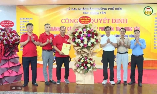 Ra mắt Câu lạc bộ xe đạp Phố Hiến