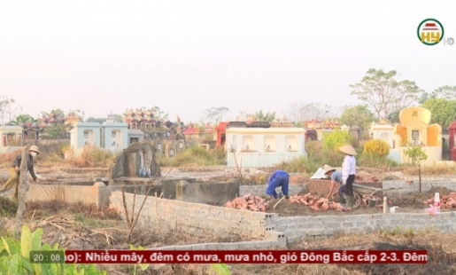 Tình trạng quây đất nghĩa trang để giữ chỗ