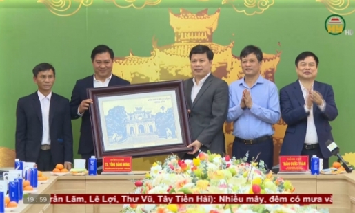 Tỉnh ủy Hưng Yên làm việc với đoàn cán bộ của Đảng Nhân dân Cách mạng Lào