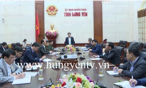 Hưng Yên dự hội nghị trực tuyến phòng chống dịch viêm phổi cấp do virus corona