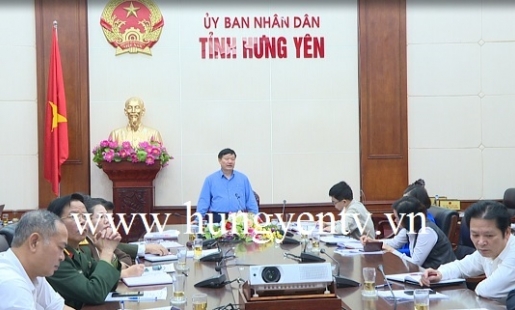 Chủ tịch UBND tỉnh Nguyễn Văn Phóng chủ trì hội nghị trực tuyến phòng, chống dịch Covid- 19