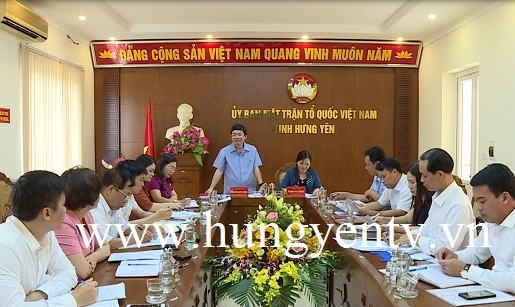 PBT Thường trực Tỉnh ủy làm việc với Ủy ban MTTQ Việt Nam tỉnh và các tổ chức chính trị xã hội