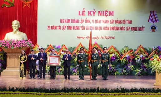 Hưng Yên kỷ niệm 185 năm thành lập tỉnh, 75 năm thành lập Đảng bộ tỉnh và 20 năm tái lập